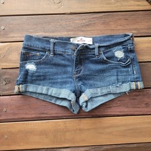 Hollister Denim Low Rise Short Short